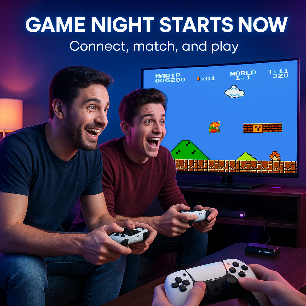 ROOMZY® RETROPLAY — WIRELESS CONSOLE