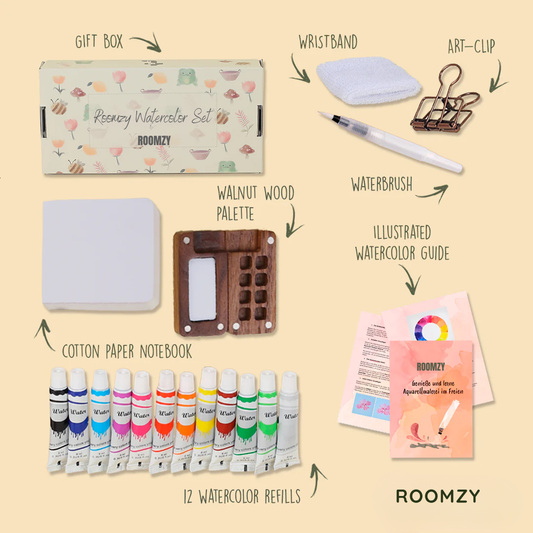 ROOMZY® —  WATERCOLOR SET