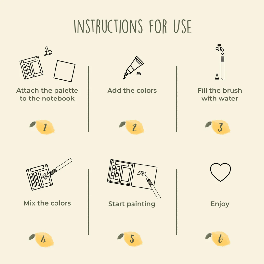 ROOMZY® —  WATERCOLOR SET